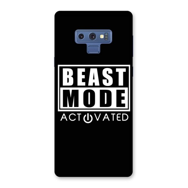 Beast Mode Activated Back Case for Galaxy Note 9