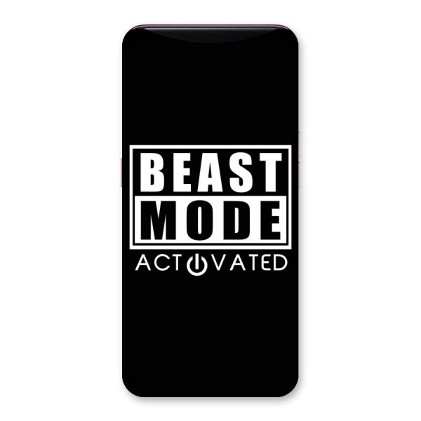 Beast Mode Activated Back Case for Oppo Find X