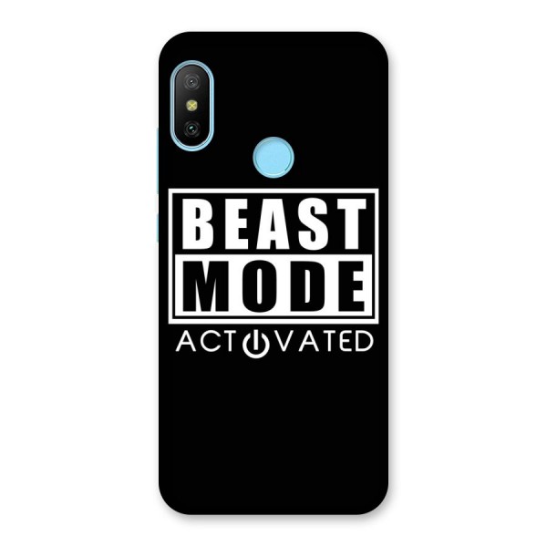 Beast Mode Activated Back Case for Redmi 6 Pro