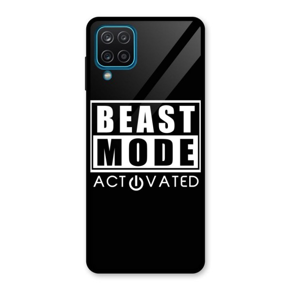 Beast Mode Activated Glass Back Case for Galaxy A12