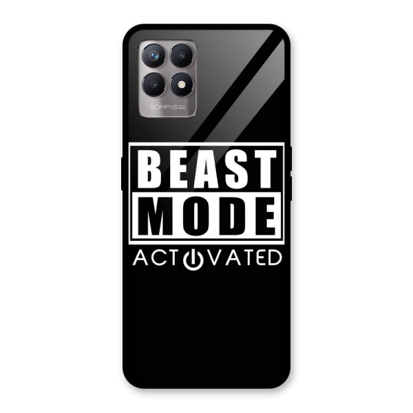 Beast Mode Activated Glass Back Case for Realme 8i