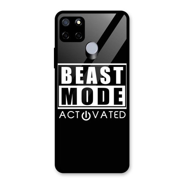 Beast Mode Activated Glass Back Case for Realme C15