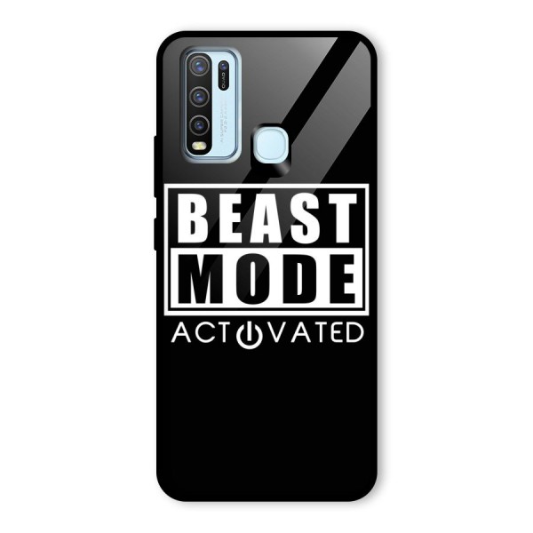 Beast Mode Activated Glass Back Case for Vivo Y30