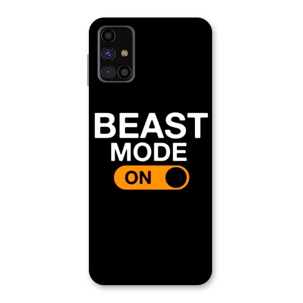 Beast Mode Switched On Back Case for Galaxy M31s