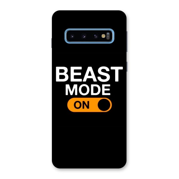 Beast Mode Switched On Back Case for Galaxy S10