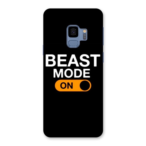 Beast Mode Switched On Back Case for Galaxy S9