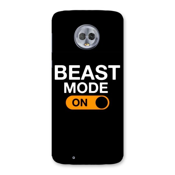 Beast Mode Switched On Back Case for Moto G6