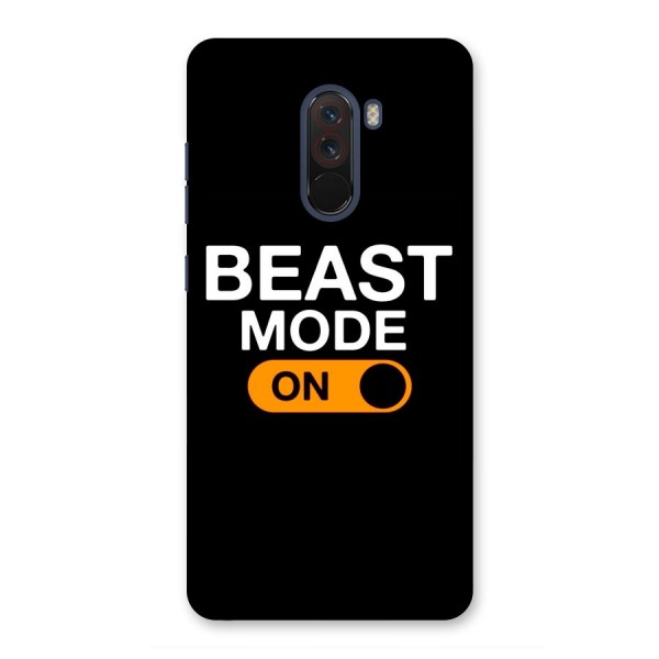 Beast Mode Switched On Back Case for Poco F1