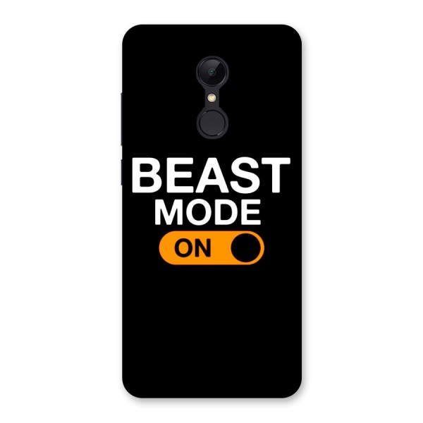 Beast Mode Switched On Back Case for Redmi 5