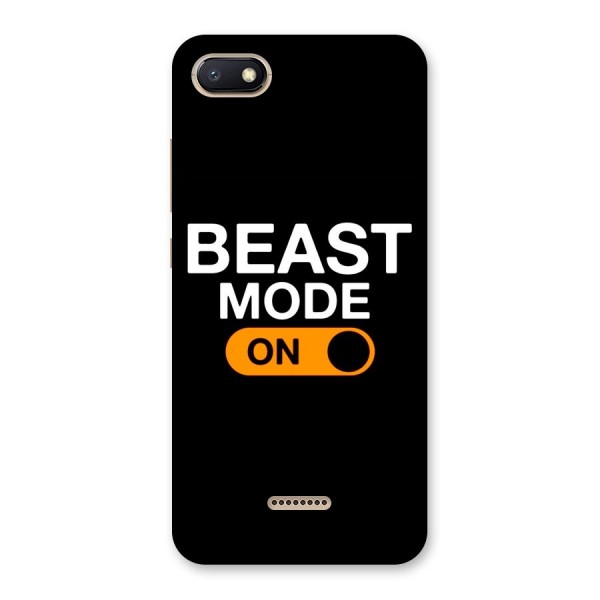 Beast Mode Switched On Back Case for Redmi 6A