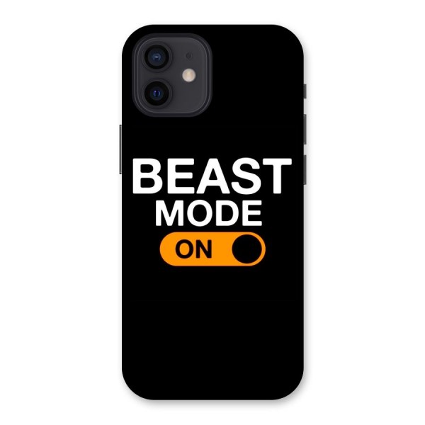 Beast Mode Switched On Back Case for iPhone 12