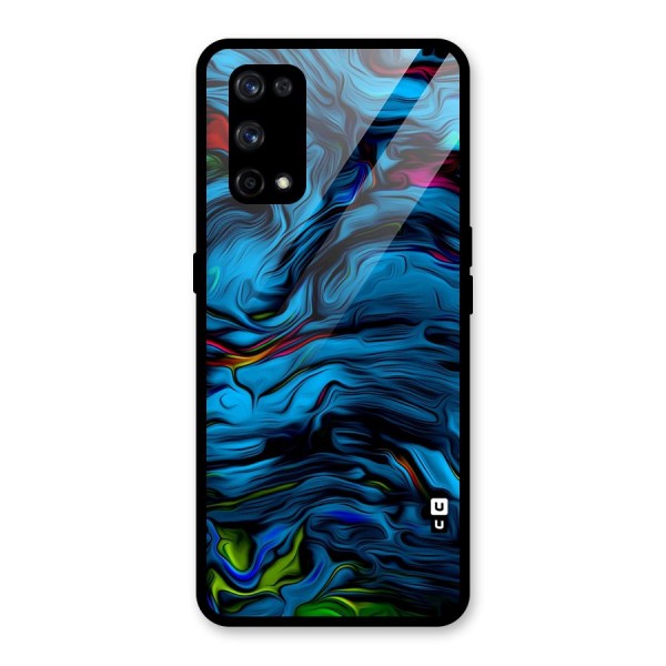 Beautiful Abstract Design Art Glass Back Case for Realme X7 Pro