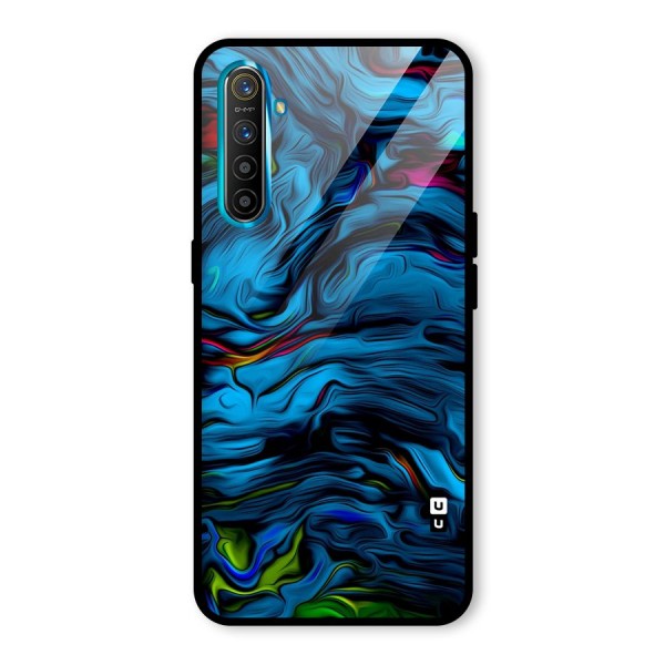 Beautiful Abstract Design Art Glass Back Case for Realme XT