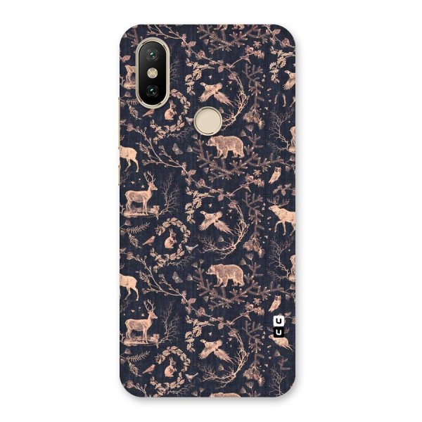 Beautiful Animal Design Back Case for Mi A2