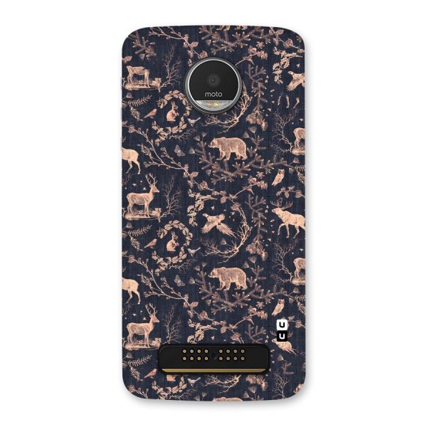 Beautiful Animal Design Back Case for Moto Z Play