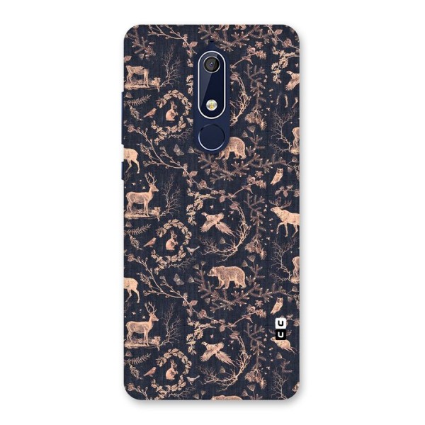 Beautiful Animal Design Back Case for Nokia 5.1