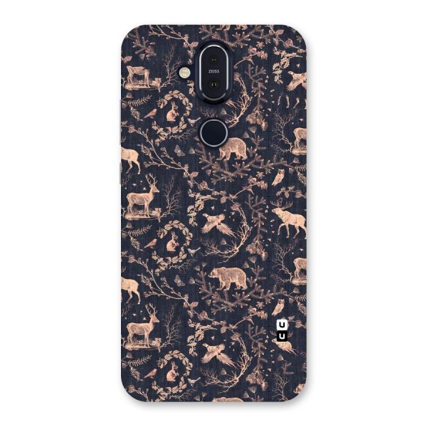 Beautiful Animal Design Back Case for Nokia 8.1