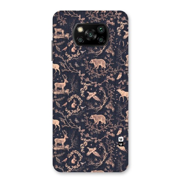 Beautiful Animal Design Back Case for Poco X3