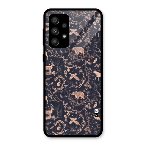 Beautiful Animal Design Glass Back Case for Galaxy A32