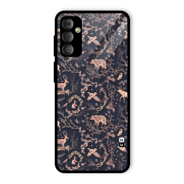 Beautiful Animal Design Glass Back Case for Galaxy F23