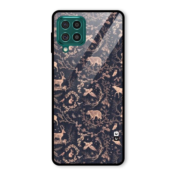 Beautiful Animal Design Glass Back Case for Galaxy F62