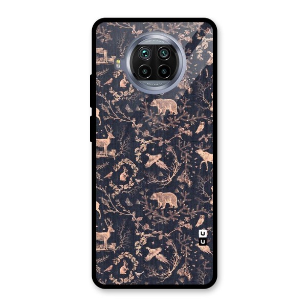 Beautiful Animal Design Glass Back Case for Mi 10i