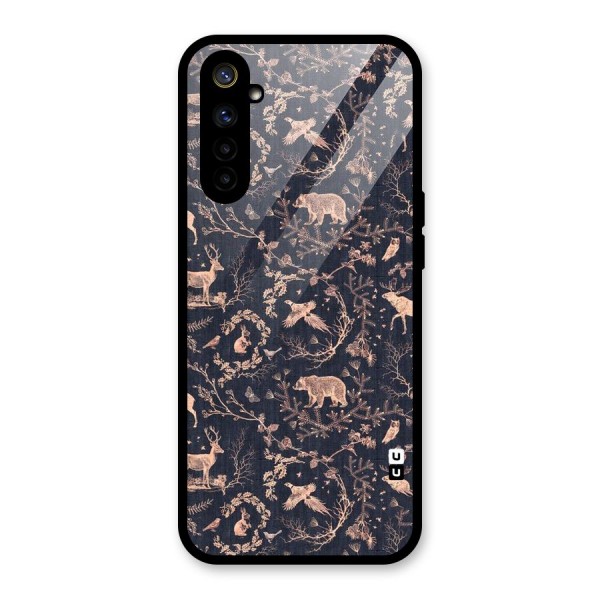 Beautiful Animal Design Glass Back Case for Realme 6