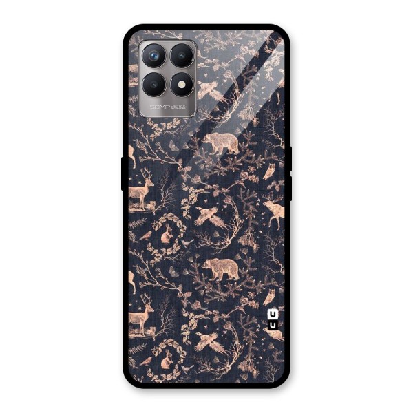 Beautiful Animal Design Glass Back Case for Realme 8i