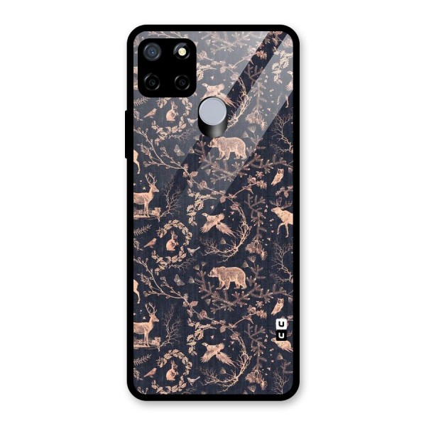 Beautiful Animal Design Glass Back Case for Realme C15