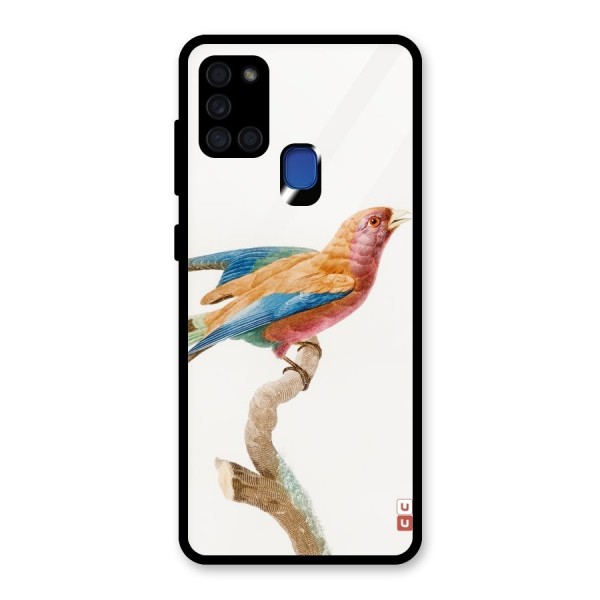 Beautiful Bird Glass Back Case for Galaxy A21s