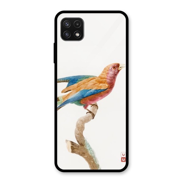 Beautiful Bird Glass Back Case for Galaxy A22 5G