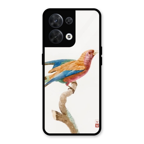 Beautiful Bird Glass Back Case for Oppo Reno8 5G