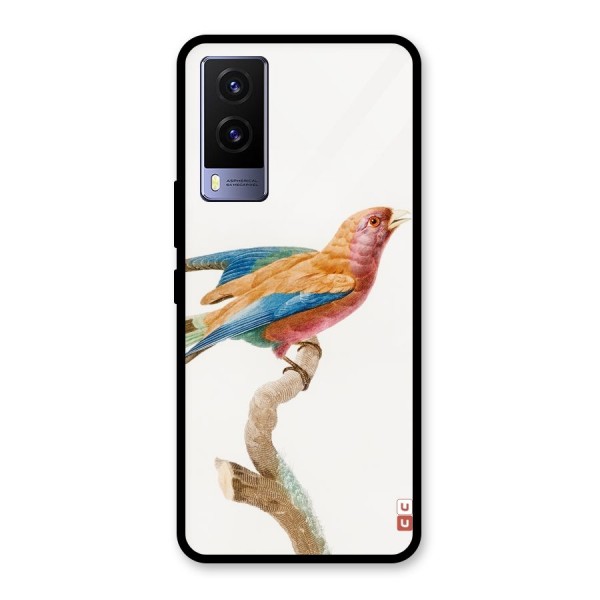 Beautiful Bird Glass Back Case for Vivo V21e 5G