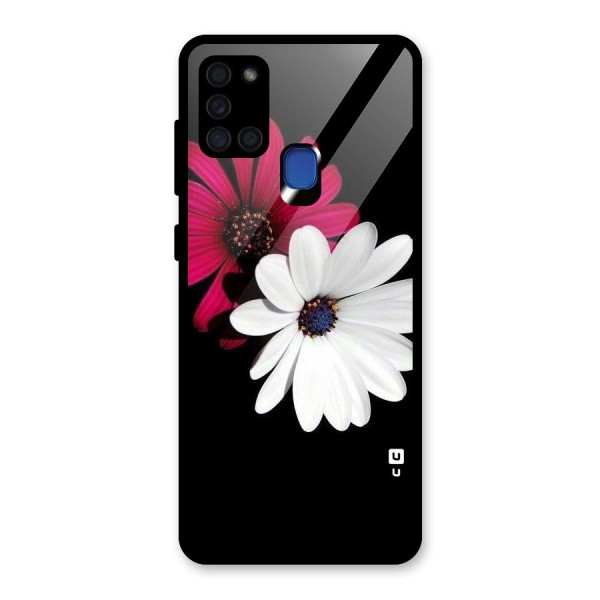 Beautiful Blooming Glass Back Case for Galaxy A21s