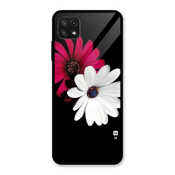 Beautiful Blooming Glass Back Case for Galaxy A22 5G