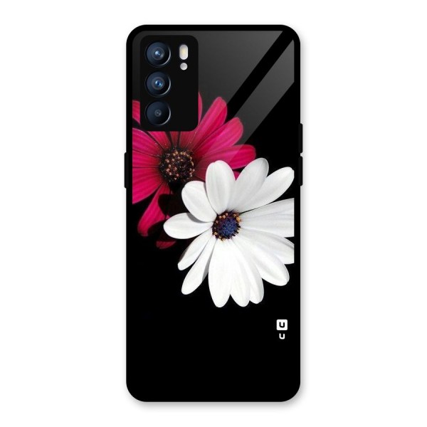 Beautiful Blooming Glass Back Case for Oppo Reno6 5G