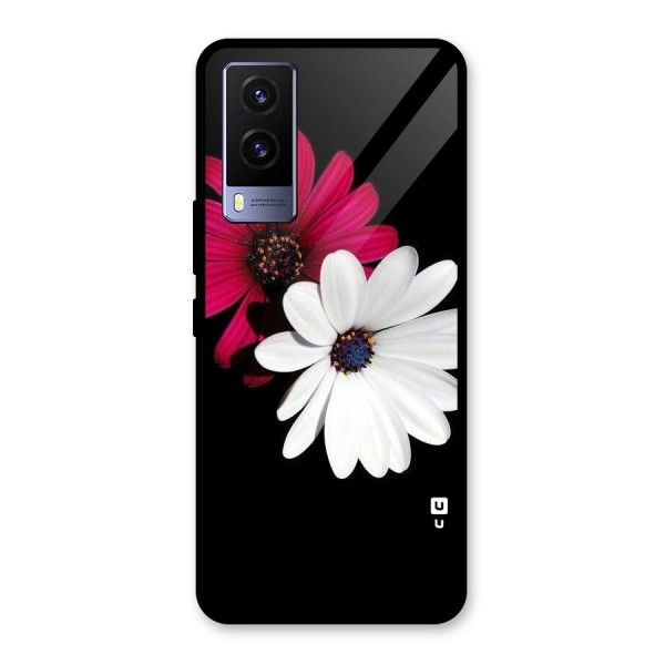 Beautiful Blooming Glass Back Case for Vivo V21e 5G