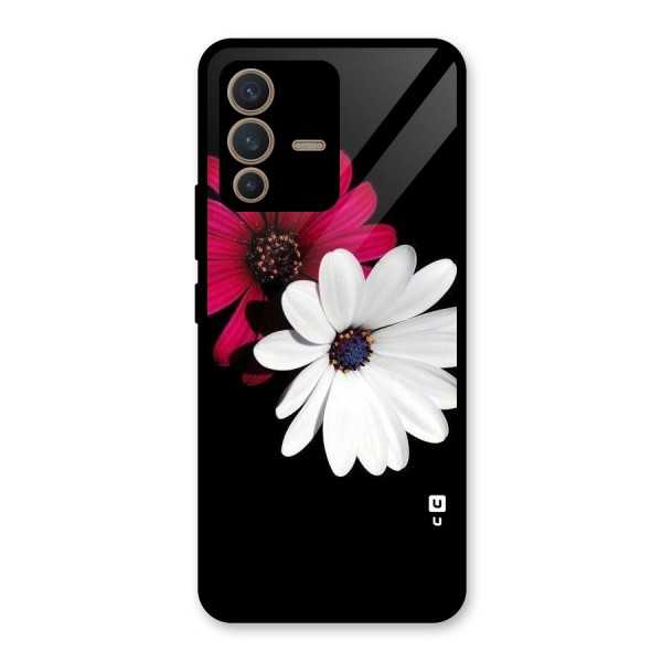 Beautiful Blooming Glass Back Case for Vivo V23 5G