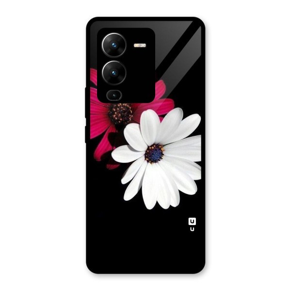 Beautiful Blooming Glass Back Case for Vivo V25 Pro