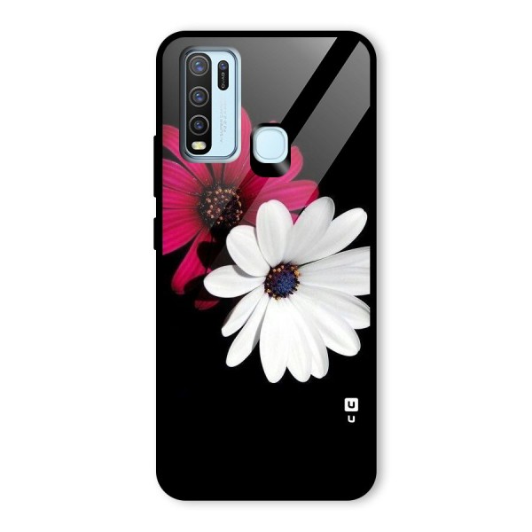 Beautiful Blooming Glass Back Case for Vivo Y50