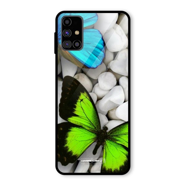 Beautiful Butterflies Glass Back Case for Galaxy M31s