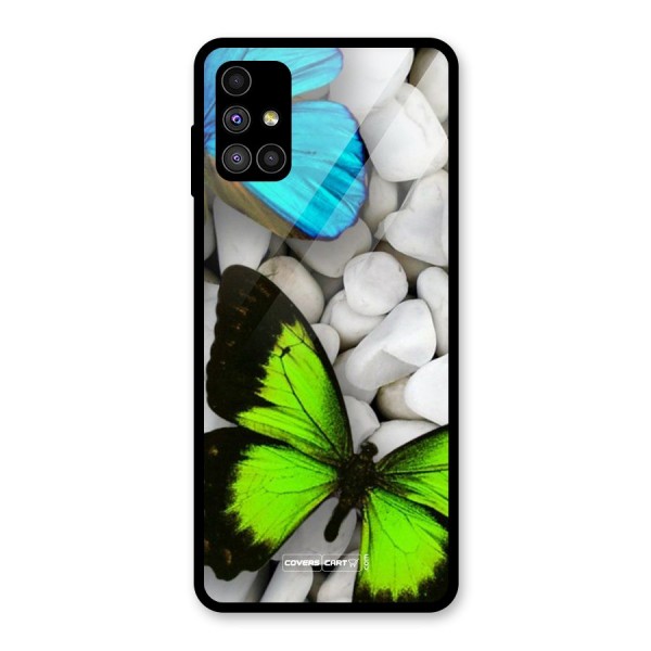 Beautiful Butterflies Glass Back Case for Galaxy M51