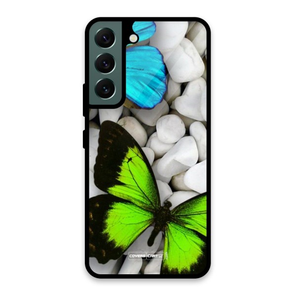 Beautiful Butterflies Glass Back Case for Galaxy S22 5G