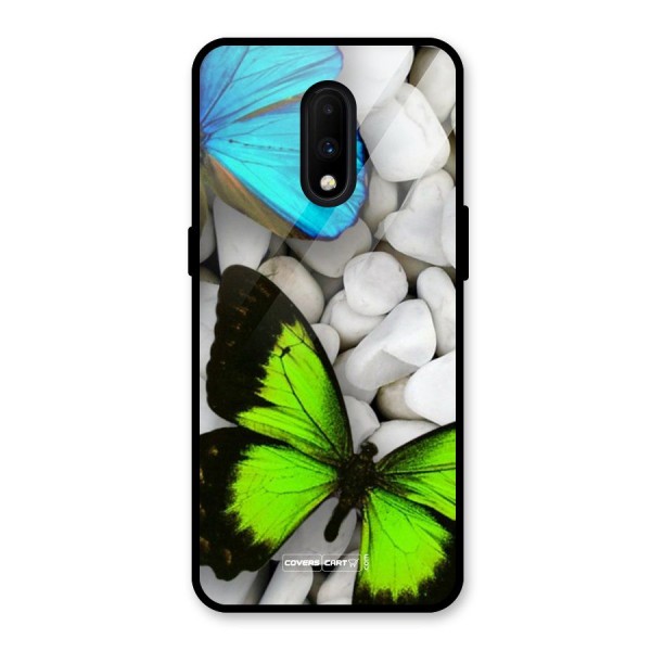 Beautiful Butterflies Glass Back Case for OnePlus 7