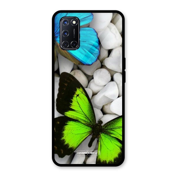 Beautiful Butterflies Glass Back Case for Oppo A52