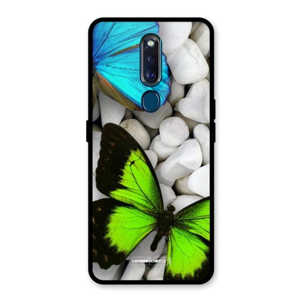 Beautiful Butterflies Glass Back Case for Oppo F11 Pro