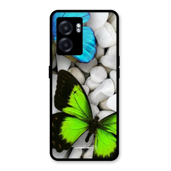 Beautiful Butterflies Glass Back Case for Oppo K10 (5G)