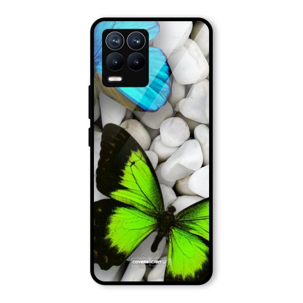 Beautiful Butterflies Glass Back Case for Realme 8 Pro