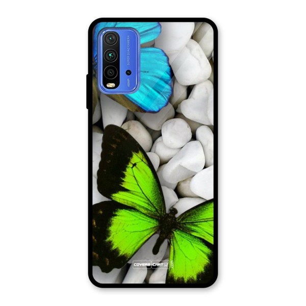 Beautiful Butterflies Glass Back Case for Redmi 9 Power