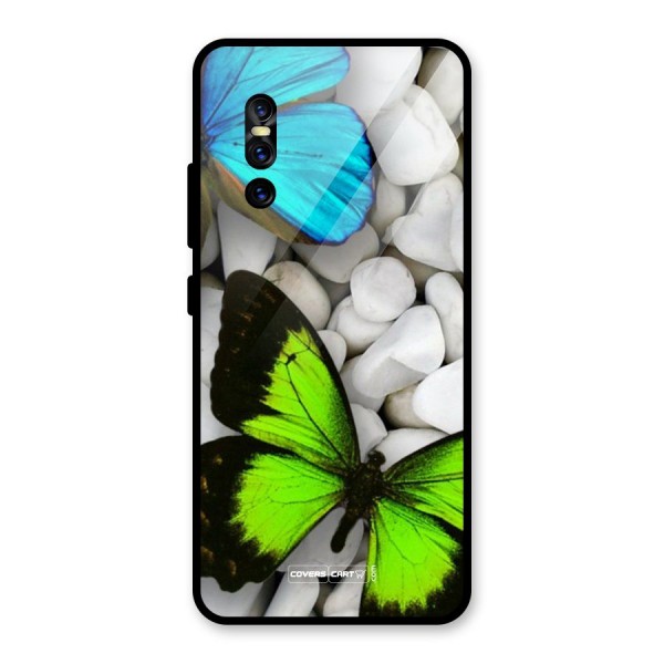 Beautiful Butterflies Glass Back Case for Vivo V15 Pro